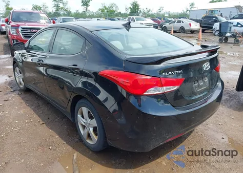 2013 Hyundai Elantra Gls from USA, damaged, VIN 5NPDH4AE3DH358987